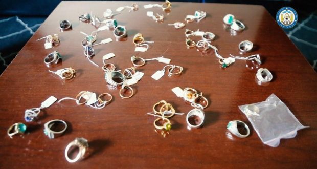 زیورات سرقت شده